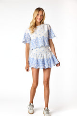 Jade Eyelet Skirt