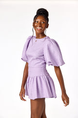 Luna Flounce Skirt Lavender