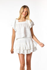 Lily Lace Top White