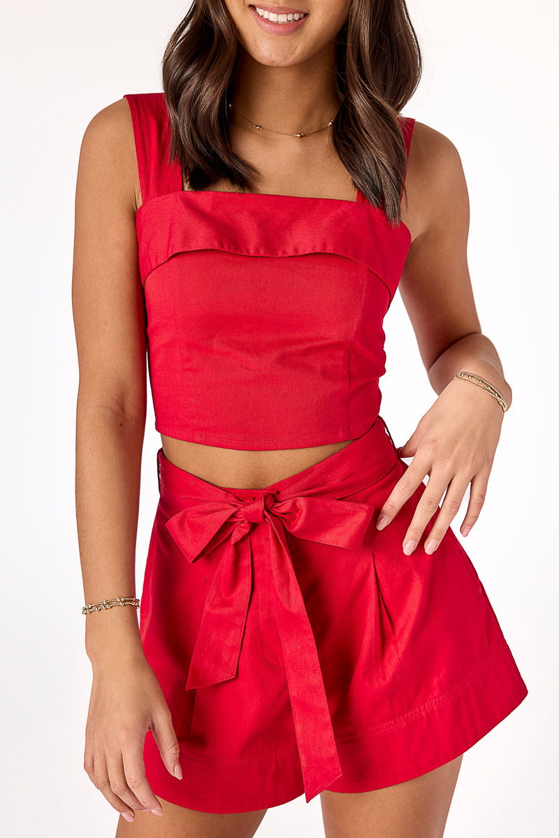 Stella Pleated Shorts