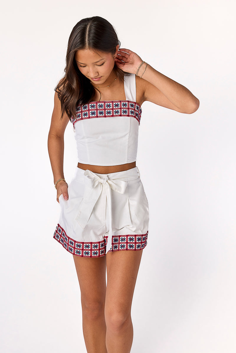 Stella Pleated Shorts