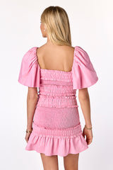 Pixie Smocked Dress Rasberry Gelato