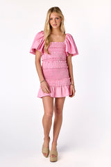 Pixie Smocked Dress Rasberry Gelato