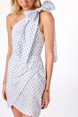 Alley Bow Dress Swiss Dot