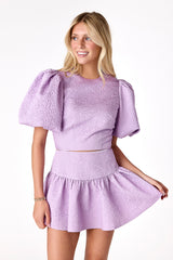 Luna Flounce Skirt Lavender