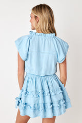 Loretta Lace Dress Sky Blue