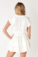 Loretta Lace Dress White