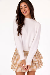 Lexi Turtleneck Sweater White