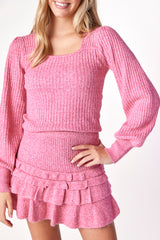 Helena Sweater Pink Icing