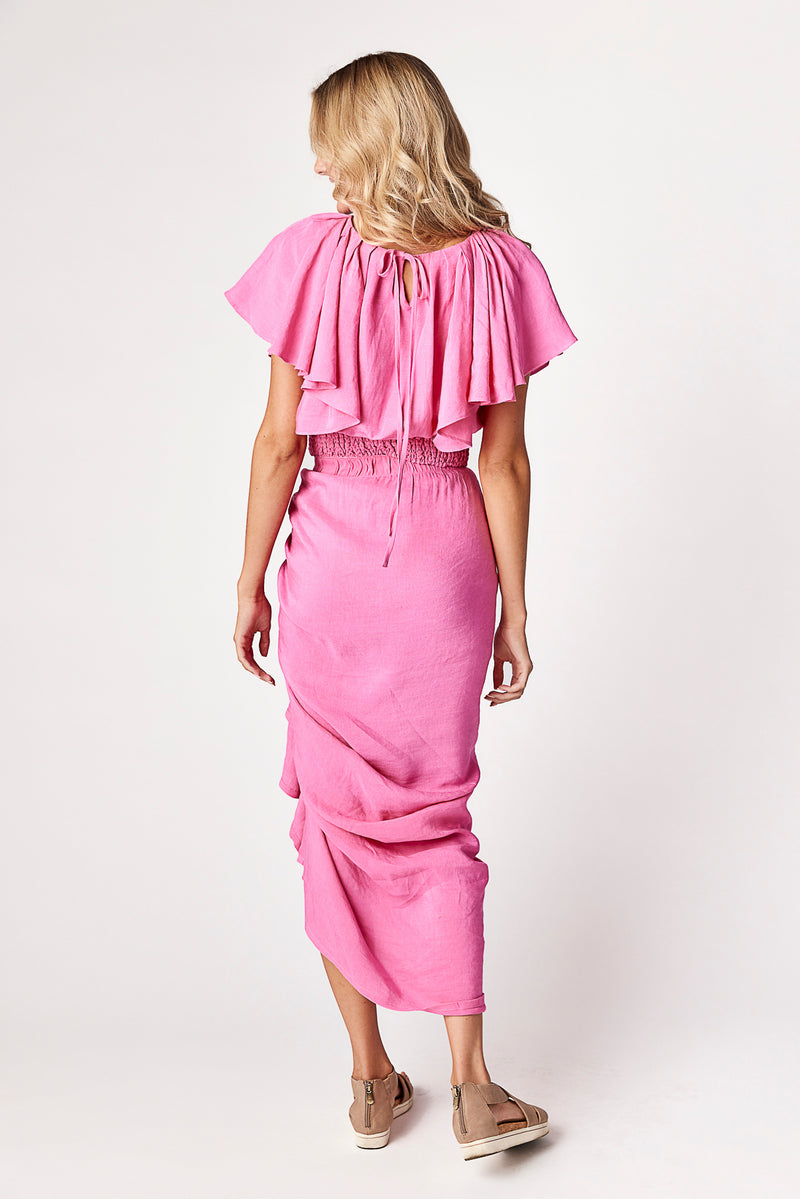 Grayson Midi Skirt Pink Paradise