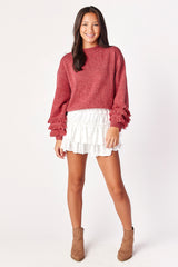 Verbena Sweater Scarlet