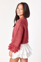 Verbena Sweater Scarlet