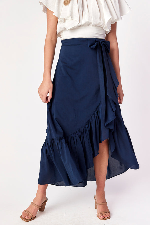 Josie Maxi Skirt Indigo