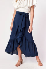 Josie Maxi Skirt Indigo