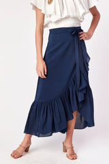 Josie Maxi Skirt Indigo