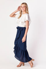 Josie Maxi Skirt Indigo