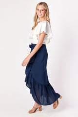 Josie Maxi Skirt Indigo