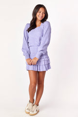 Helena Sweater Purple Rose