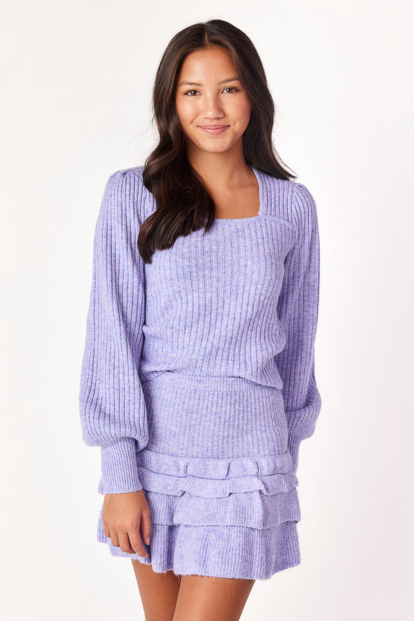 Helena Sweater Purple Rose