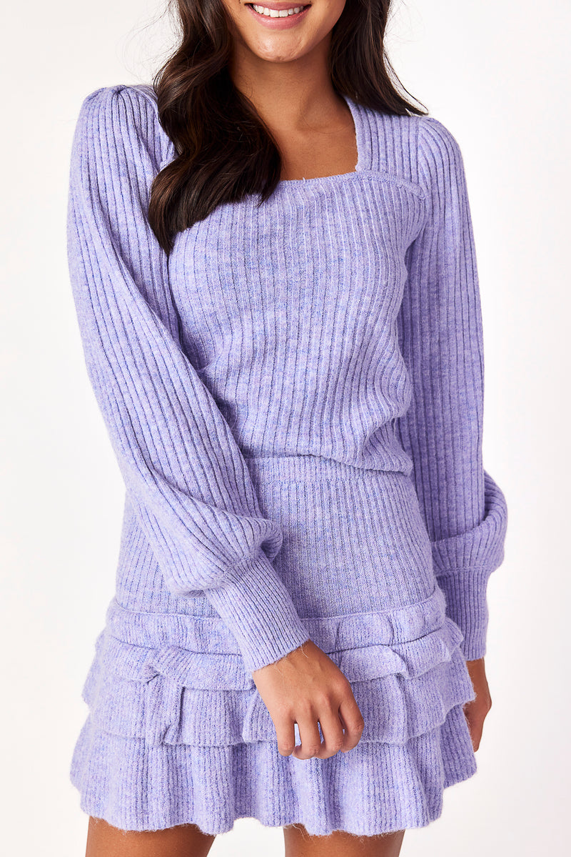 Helena Sweater Purple Rose