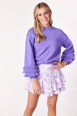 Taylor Layered Skirt Garden Toile Violet