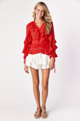 Bellwood Ruffle Top Love Fool