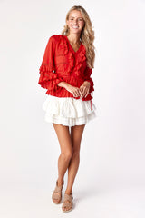 Bellwood Ruffle Top Love Fool