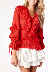 Bellwood Ruffle Top Love Fool