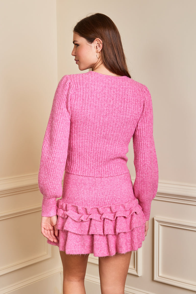 Helena Sweater Pink Icing